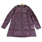 Eddie Bauer Womens Luna Peak Down Parka Coat 550 Fill Hooded Purple Women's XL Photo 1