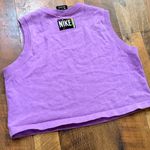 Nike  Women's Top Workout Lavender Muscle Tee Activewear medium Photo 4