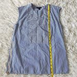 J.Crew  Women’s V neck blue stripes size zip top size 0 Photo 8