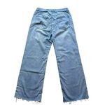 Princess Polly Princess Poly Xx Blue Denim cotton High waisted Zip & button fastening Raw Hem Photo 4