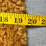 FAVLUX Women's Brown Cropped Teddy Coat Size Large Super Soft Casual Fall Jacket Photo 9