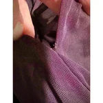 David's Bridal NWT David's Bridal F19608 Plum Long Lace Mesh High Neck Sz 2 Photo 10