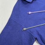 Patagonia Vintage ‎ Long Sleeve Polo Shirt Royal Blue Womens 12 Photo 3