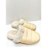 Vionic  Slippers Womens Size 6.5 Cream Josephine Faux Fur Slip On Shoes Photo 1