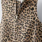 ZARA Leopard Denim Dress Photo 2