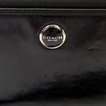 Coach Poppy #61812 Black Leather Universal Case Wallet Wristlet Handbag Photo 4