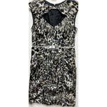 Nanette Lepore  Dress Size 8 100% Silk Peek-A-Boo Bodycon‎ Animal Print BBA Photo 8