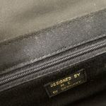 Faux Croc Leather MC Purse Black Photo 9