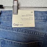 Gap 1969  Authentic Best Girlfriend Jeans‎ Size 25 Mid Rise Two Tone Color Block Photo 5
