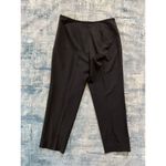 Dana Buchman Black Damsel 100% Wool Straight Leg Dress Pants Size 14 Photo 1