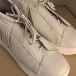 Hollie Watman women white leather fringe platform moccasin sneakers Size9.5 Size 9.5 Photo 6