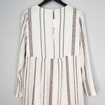 𝅺NWT BIANCOGHIACCIO Italia Linen Blend Striped Dress Small Photo 6