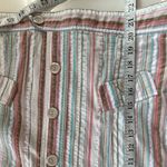 Christopher & Banks  Petite Cotton Button Up Top Lightweight Cropped Blazer XL Photo 8