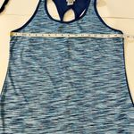 Avia Blue Racerback Mesh Athletic Tank Top Women's Medium Lightweight Gym Yoga Photo 4