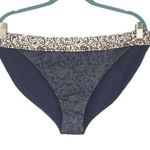 Athleta Aqualuxe Batik Bikini Bottom Swimsuit Blue Women’s Size XL NEW Photo 0