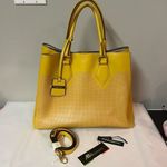 A. Bellucci Italian leather mustard yellow bag B93 Yellow Photo 1