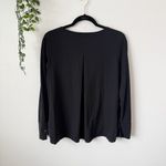 ADAY  Something Tailored Black Top Sz S Photo 4