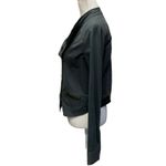 CAbi  Women's #3023 Twilight‎ Moto Asymmetrical Zip Jacket Coat Size Medium Gray Photo 2