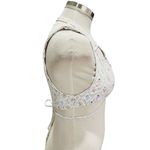 LA PORTE DENISE LAPEL TOP FLORAL LATTICE PRINT
Size Small NWT Pink Photo 2