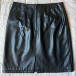 Wilsons X Maxima Black Leather Knee Length Pencil Skirt Sexy Feminine Photo 1