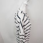 Chaser  Navy and White Stripe Hoodie NWT Size Medium Preppy Nautical Pullover Photo 2