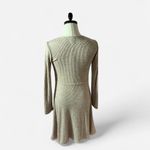 American Rag Button Front Ribbed Knit Long Sleeve Dress - Bohemian Style Photo 1