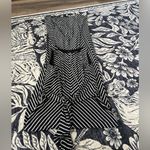 White House | Black Market ‎  Front Slit Tie-Front Stripe Maxi Dress SZ XS Photo 6