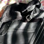 Walter Baker Black Leather Jacket with Silver Zippers Photo 6