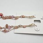 Style & Co Mixed Bead Triple-Row Linear Drop Earrings in Gold MSRP $25 NWT Photo 3