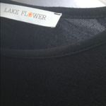 Lake Flower black jumpsuit with pockets EUC Size M Photo 5