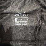 Nike Dri-Fit Athletic Performance Shorts Logo Waistband Womens Medium Gray/Black Photo 3