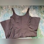 J.Crew Vintage Y2K  brown silk holiday sleeveless dress, size 12 Photo 10