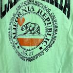 Tresics Size Medium California Republic Short Sleeve Crewneck Lime Green… Photo 2