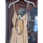 Amuse Society  Kamari Dress - Sahara Sand Maxi Size Small NWT $90 Tie Straps Photo 5