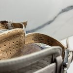 Sam Edelman  Women's Gray Leather Emmie Sandals Sz 10 Block Heel Festival Boho Photo 3