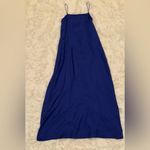 NEW Róhe Silk Strap Kaftan electric blue Maxi Dress SZ 40 US 8 Photo 4