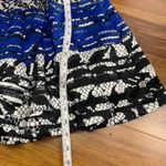 Metaphor Fit & Flare Dress Womens Size 8 Lace Striped Sleeveless Party Cocktail Photo 8