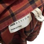 ASOS  Purple Plaid Tartan Flannel Button Up Long Sleeve Grunge Classic Punk Shirt Photo 5