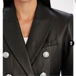 Veronica Beard  cropped leather blazer Photo 4