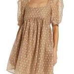 En Saison Desiree Mini Dress in Natural Dots Photo 0