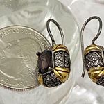 Sterling Silver  Amethyst Filigree Earrings Photo 11