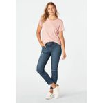 JustFab  Womens Jeans Size 28 Just Fab Relaxed Slim Distressed Blue‎ Night Rider Photo 3