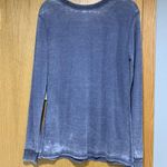 Treasure & Bond  Long Sleeve Blue Gray Heather Ringer Shirt - Size XS Photo 4