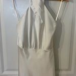 BHLDN  White Dress Anthropologie Mini Satin Photo 2