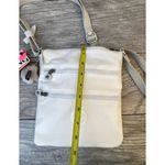 Kipling Cream Nylon Crossbody Bag with Monkey Charm – Adjustable Strap Photo 6