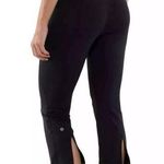 Lululemon Gather & Crow Crop Leggings with Split Calf Capris Size 4 Photo 0