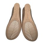 Crocs Sandals Womens Black Leather A Leigh Slingback Cork Wedge Heel 11848 US 10 Photo 6