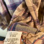 BDG  // Boyfriend Fit Plaid Flannel size large brown/tan Photo 2