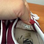 Vans ‎ Old Skool Low Maroon Suede Canvas Sneaker Lace Up Monochrome Skater W9.5 Photo 5
