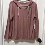 Free Fly Bamboo Slub Hoodie NWT Women’s size Large in Fig Mauve Lightweight Pink Photo 2